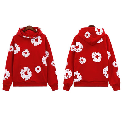 Denim Tears hoodie 'red'